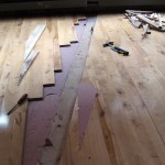Project E: Installing hardwood floors, a work in progress